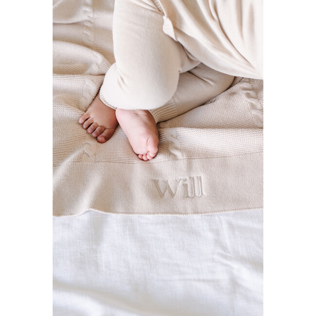Heriloom Blanket Receiving, Tan - Blankets - 3