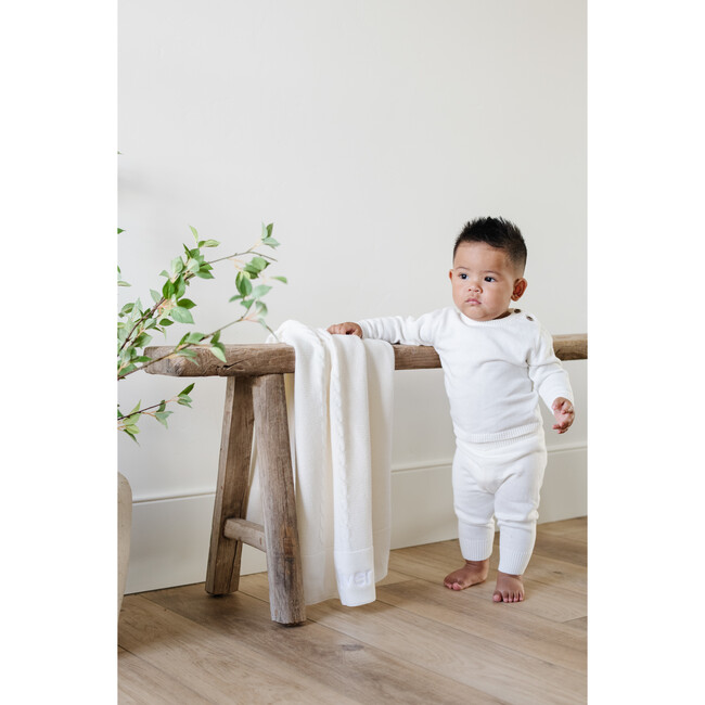 Heirloom Baby Outfit, Cream - Two Pieces - 3