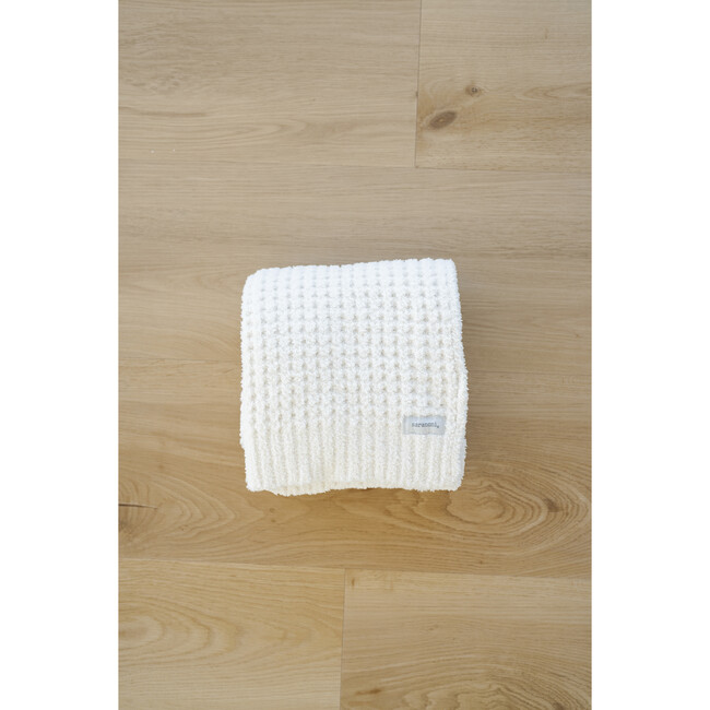 Waffle Knit Receiving, Swan - Swaddles - 6