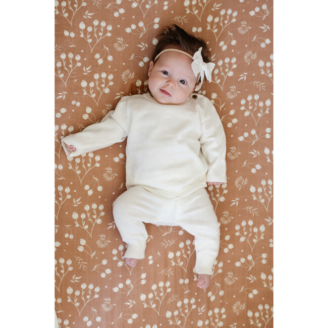 Heirloom Baby Outfit, Cream - Two Pieces - 5