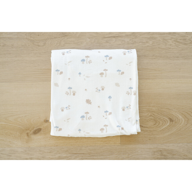 Minky Stretch Luxe Swaddle, Mushrooms - Swaddles - 5