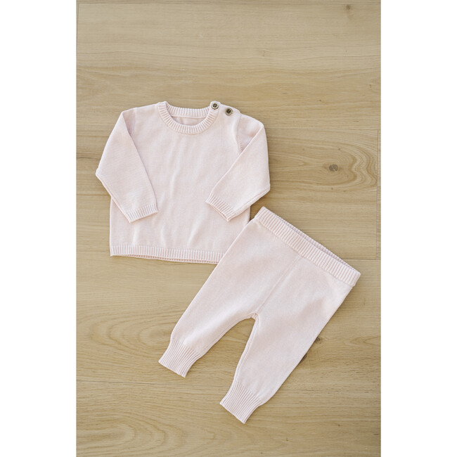 Heirloom Baby Outfit, Pink - Two Pieces - 6