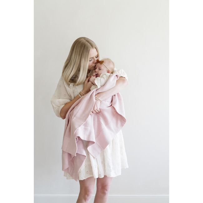 Heriloom Blanket Receiving, Pink - Blankets - 6