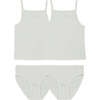 Bamboo Cotton Girls Underwear, White (2 Sets) - Underwear - 1 - thumbnail