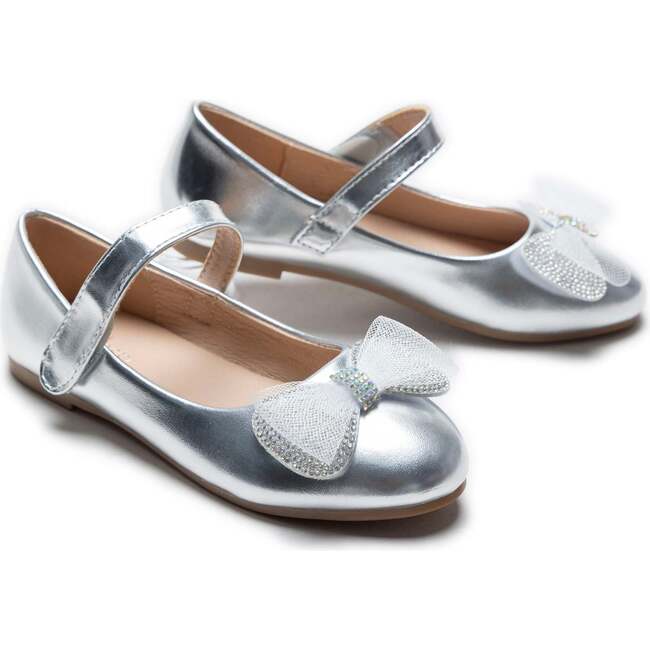 Lydia Bow Flats, Silver