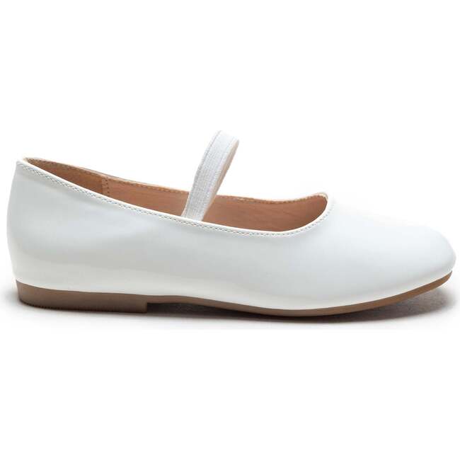 Satin Colette Flats, White - Mary Janes - 2