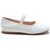 Satin Colette Flats, White - Mary Janes - 2