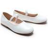Satin Colette Flats, White - Mary Janes - 3