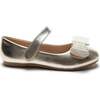 Lydia Bow Flats, Gold - Mary Janes - 2