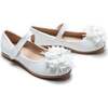 Dahlia Flower Flats, White - Mary Janes - 3