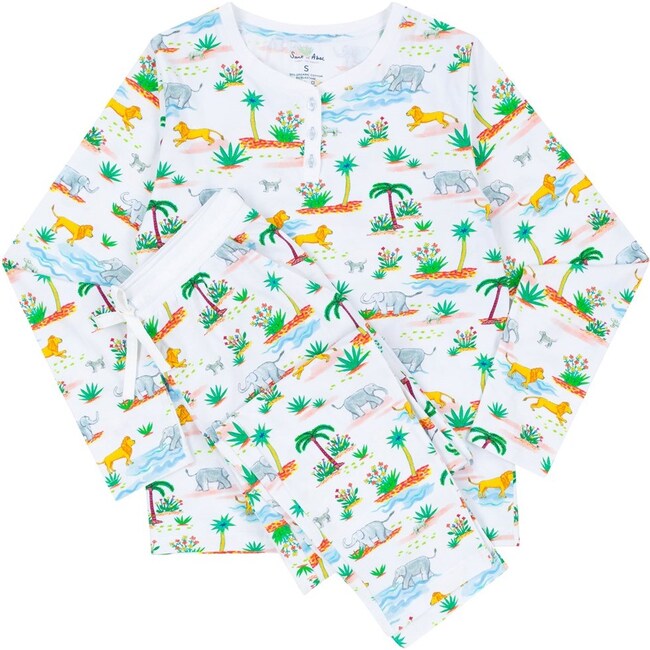 Women's Trunks Up Jersey Long PJ Set