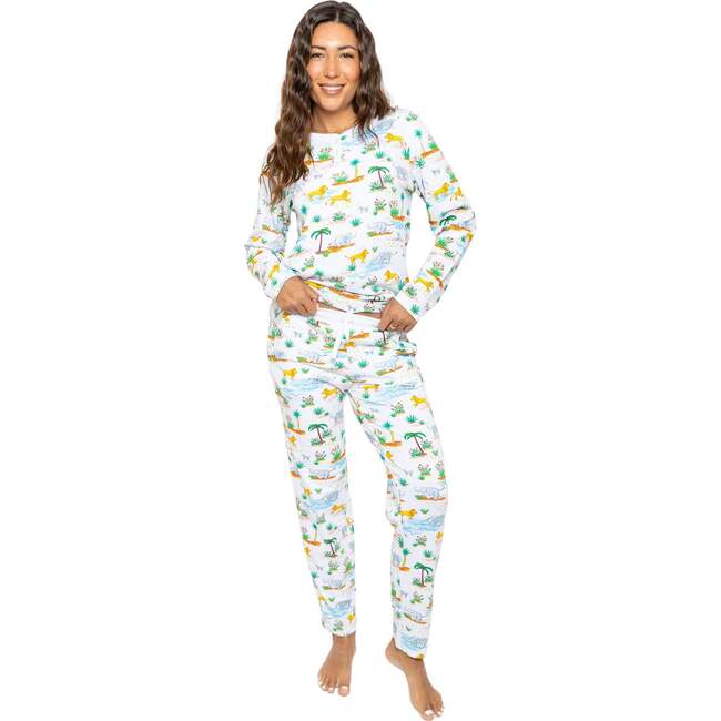 Women's Trunks Up Jersey Long PJ Set - Pajamas - 2