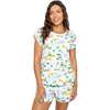 Women's Trunks Up Jersey Short PJ Set - Pajamas - 2