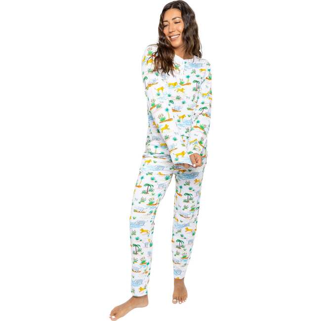 Women's Trunks Up Jersey Long PJ Set - Pajamas - 3