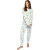 Women's Trunks Up Jersey Long PJ Set - Pajamas - 3