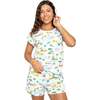 Women's Trunks Up Jersey Short PJ Set - Pajamas - 4