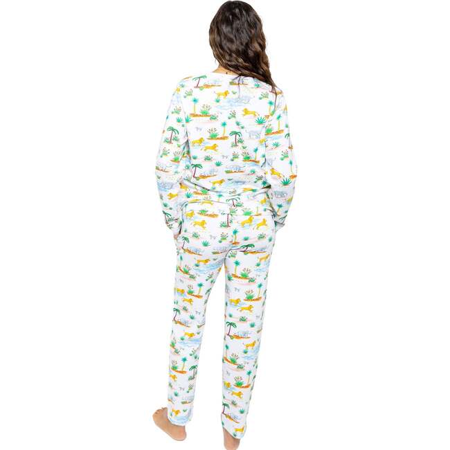 Women's Trunks Up Jersey Long PJ Set - Pajamas - 7