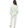 Women's Trunks Up Jersey Long PJ Set - Pajamas - 7
