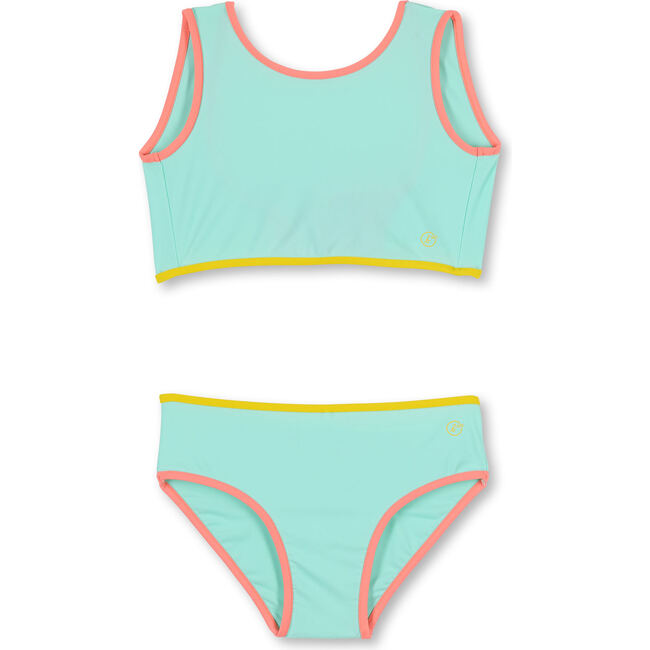 Withney Two-Piece Swimsuit UPF50+, Turquoise
