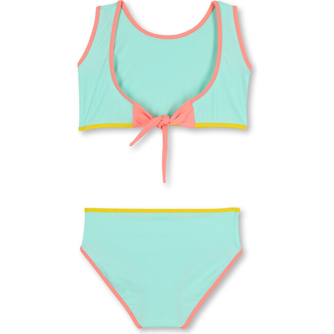 Withney Two-Piece Swimsuit UPF50+, Turquoise - One Pieces - 2