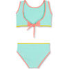 Withney Two-Piece Swimsuit UPF50+, Turquoise - One Pieces - 2