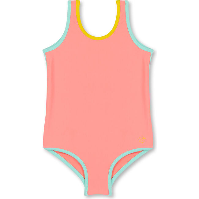 Pam Anti-UV Swimsuit, Peach