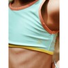 Withney Two-Piece Swimsuit UPF50+, Turquoise - One Pieces - 3