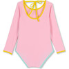 Kim Anti-UV One-Piece Swimsuit, Pink - One Pieces - 2