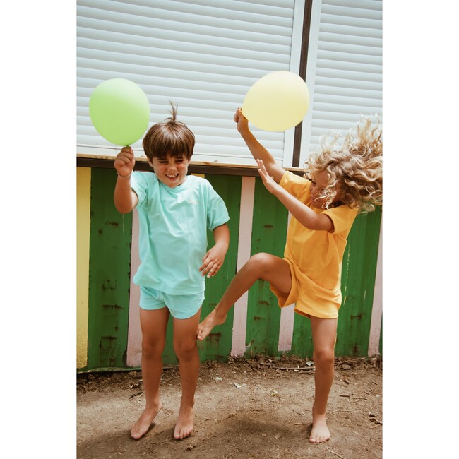Mike Beach Set, Yellow - Mixed Apparel Set - 4