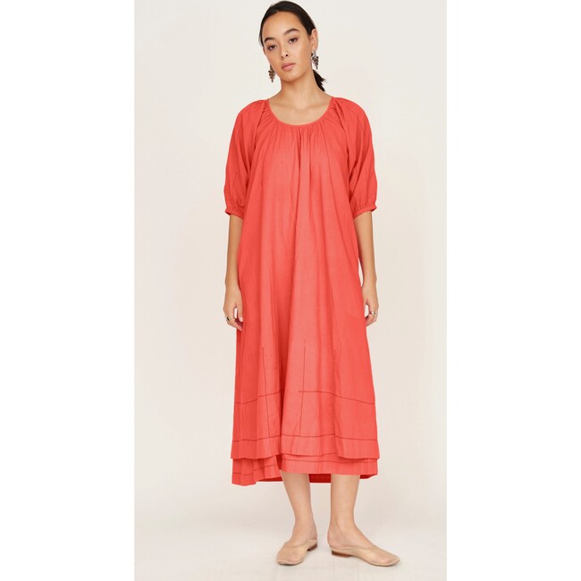 Seville Long Dress, Lobster