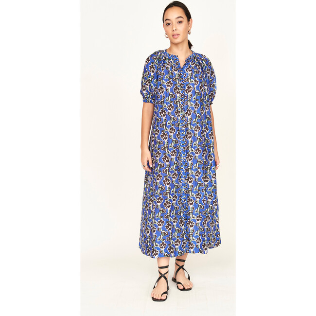 Somerset Dress, Lapis Wildflower