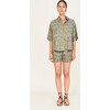 Kyoto Short Sleeved Shirt, Bluefish - Blouses - 1 - thumbnail