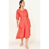 Seville Long Dress, Lobster - Dresses - 6