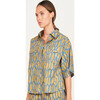 Kyoto Short Sleeved Shirt, Bluefish - Blouses - 4