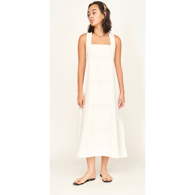 Ica Dress, White Marine Eyelet
