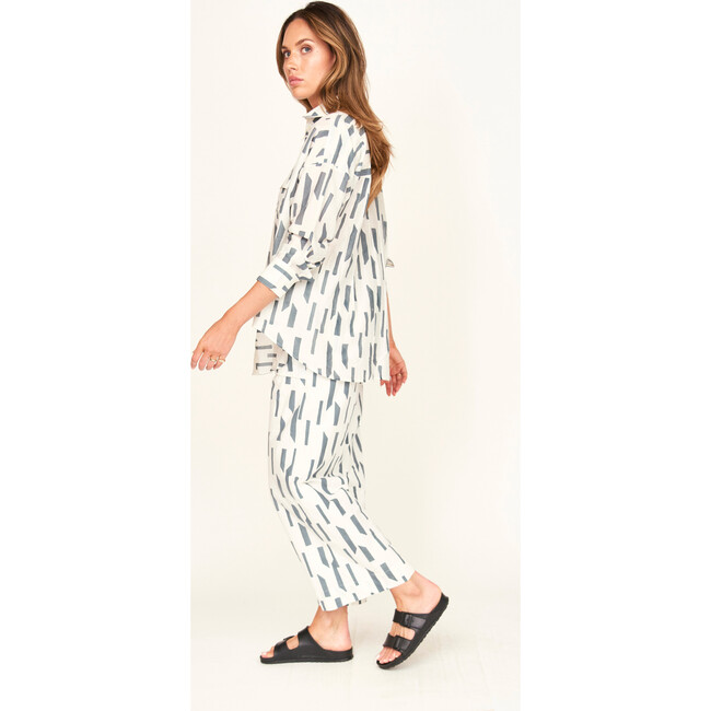 Kyoto Shirt, White Rainfall - Blouses - 3