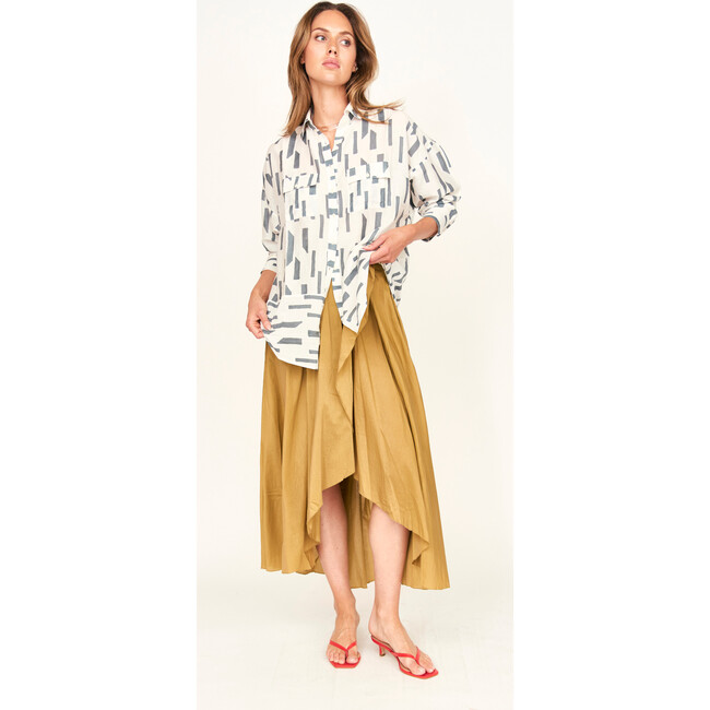 Kyoto Shirt, White Rainfall - Blouses - 7