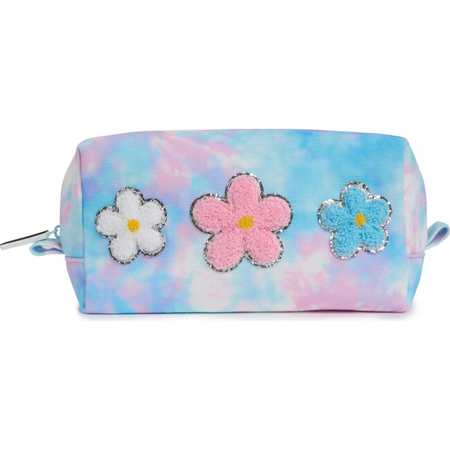Kids' Pencil Pouch, Dreamy Tie-Dye With Flowers