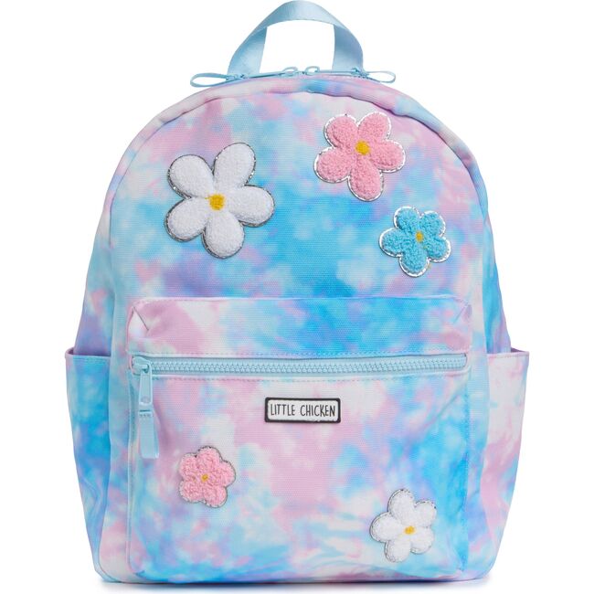 Kids' Backpack,  Dreamy Tie-Dye With Flowers