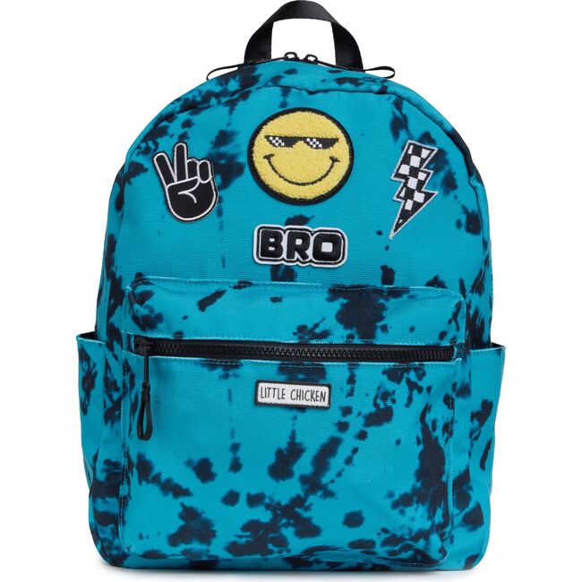Kids' Backpack, Cali Tie-Dye With Patches