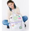 Kids' Backpack, Silver Canvas With Patches - Backpacks - 2