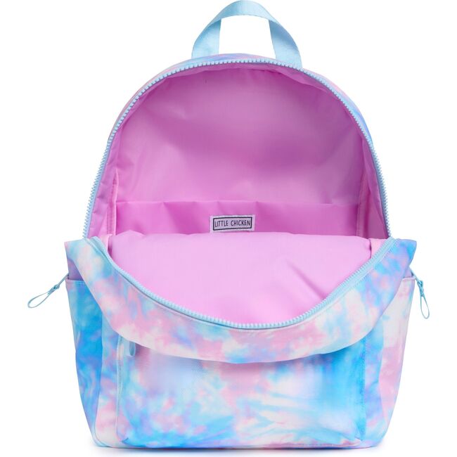 Kids' Backpack, Dreamy Tie-Dye With Embroidered Name - Backpacks - 3