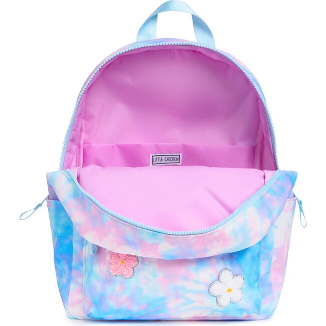 Kids' Backpack,  Dreamy Tie-Dye With Flowers - Backpacks - 4