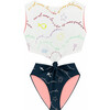Alexa En El Mar Print Reversible UPF 50+ Trikini, Multicolors - Two Pieces - 1 - thumbnail