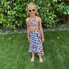 Cherry Top Print Cover-Up Wrap Skirt, Multicolors - Skirts - 2