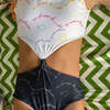 Alexa En El Mar Print Reversible UPF 50+ Trikini, Multicolors - Two Pieces - 4