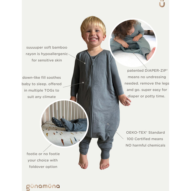 Footie Sleep bag 0.5 TOG, Beauty - Sleep Sacks - 4