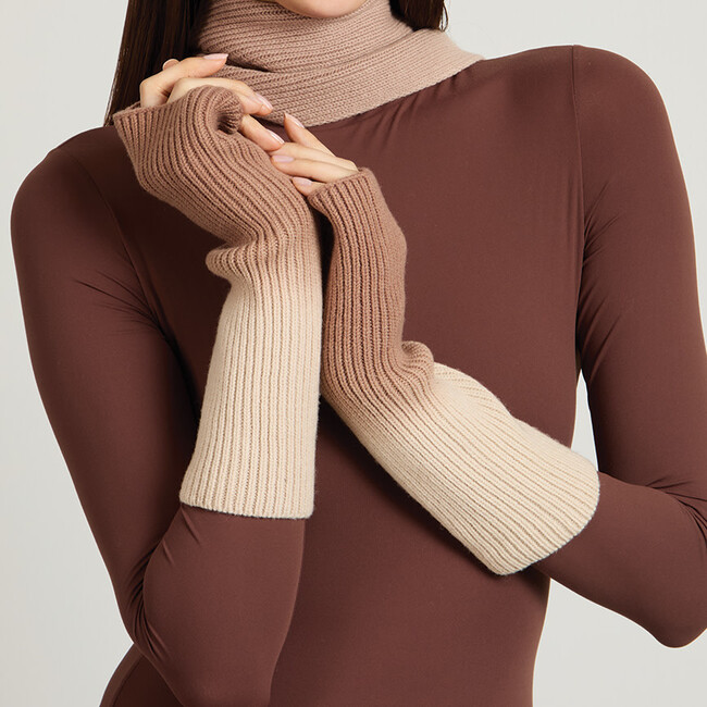Amalia, Bone/Camel - Gloves - 2
