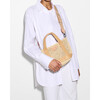 Mini Crochet Tote, Camel - Bags - 4