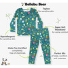 Mandrakes Potions & Herbs Bamboo Kids Pajamas, Green - Pajamas - 2